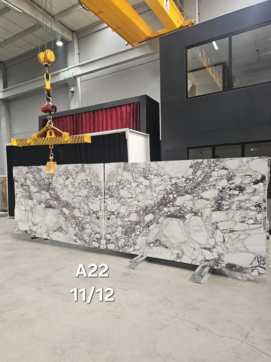 Calacatta Viola Slabs - 24pcs Bundle - 122" X 71.5" - 1351 Sqf