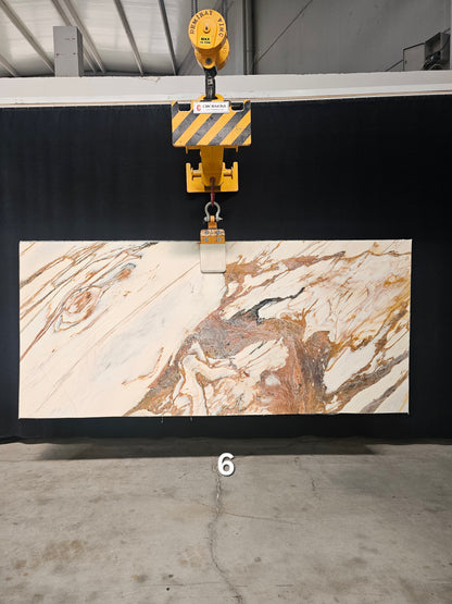 Calacatta Gold Oro Slabs 10-Pcs Bundle 110"X 51" - 391 Sqf