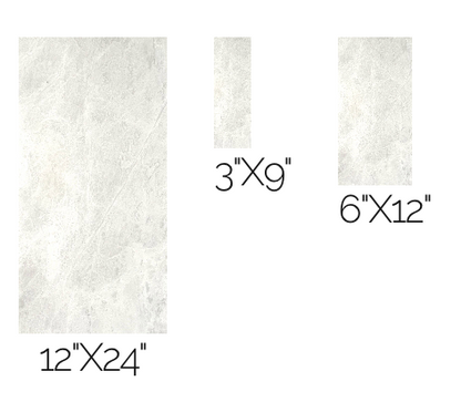 Alicha White Marble Tile Collection